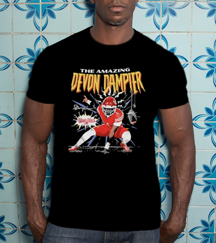 The Amazing Devon Dampier Utah Utes Football T-Shirt