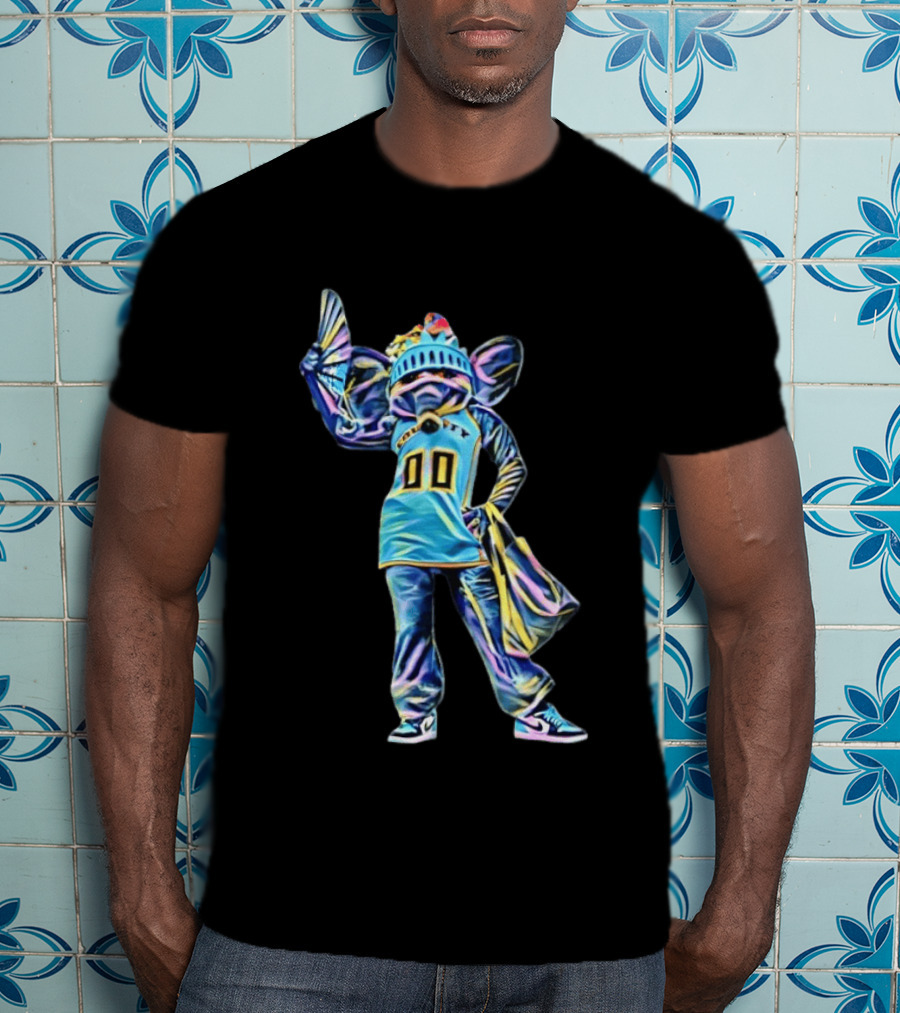 Ellie The Elephant Statue Of Liberty New York Basketball Team T-Shirt