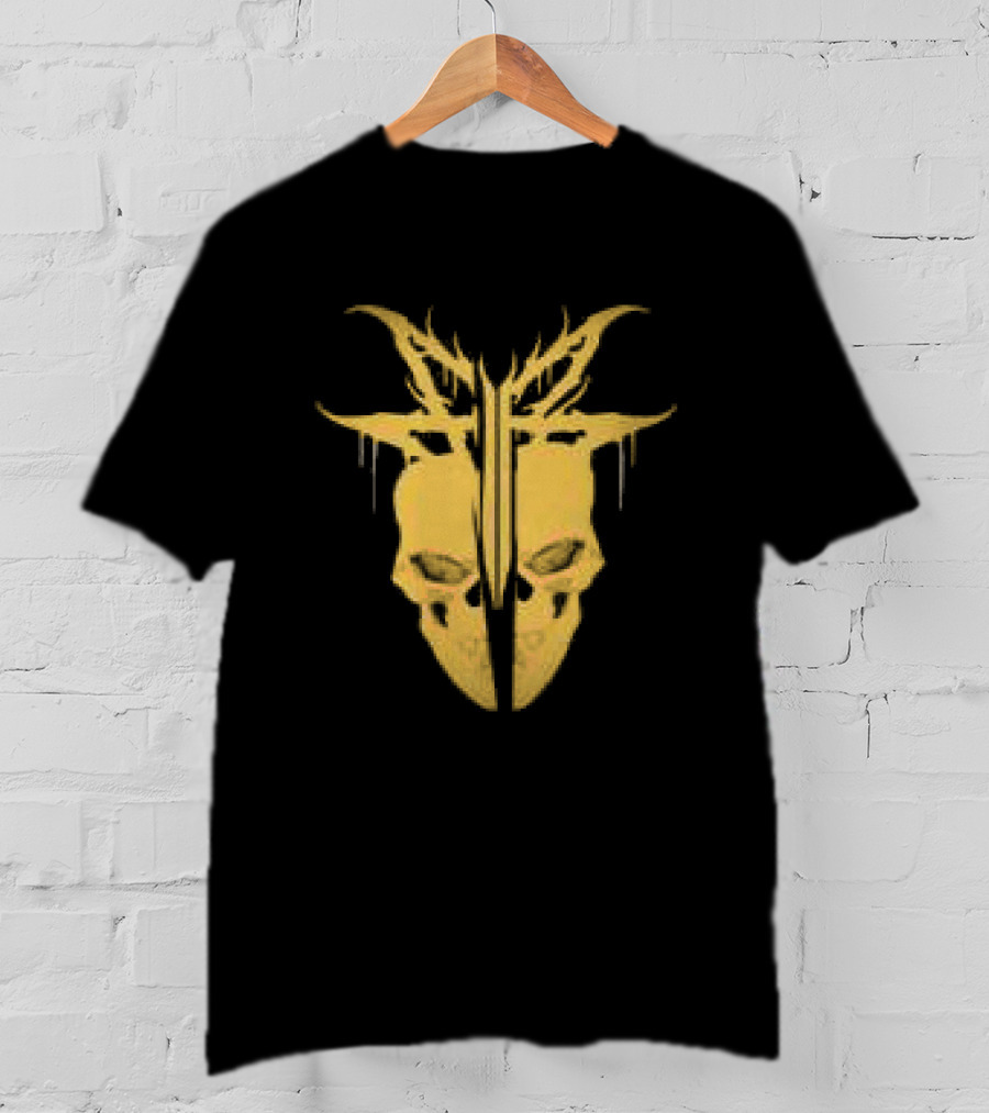 Falling In Reverse Yellow Skull Dripping Melting T-Shirt