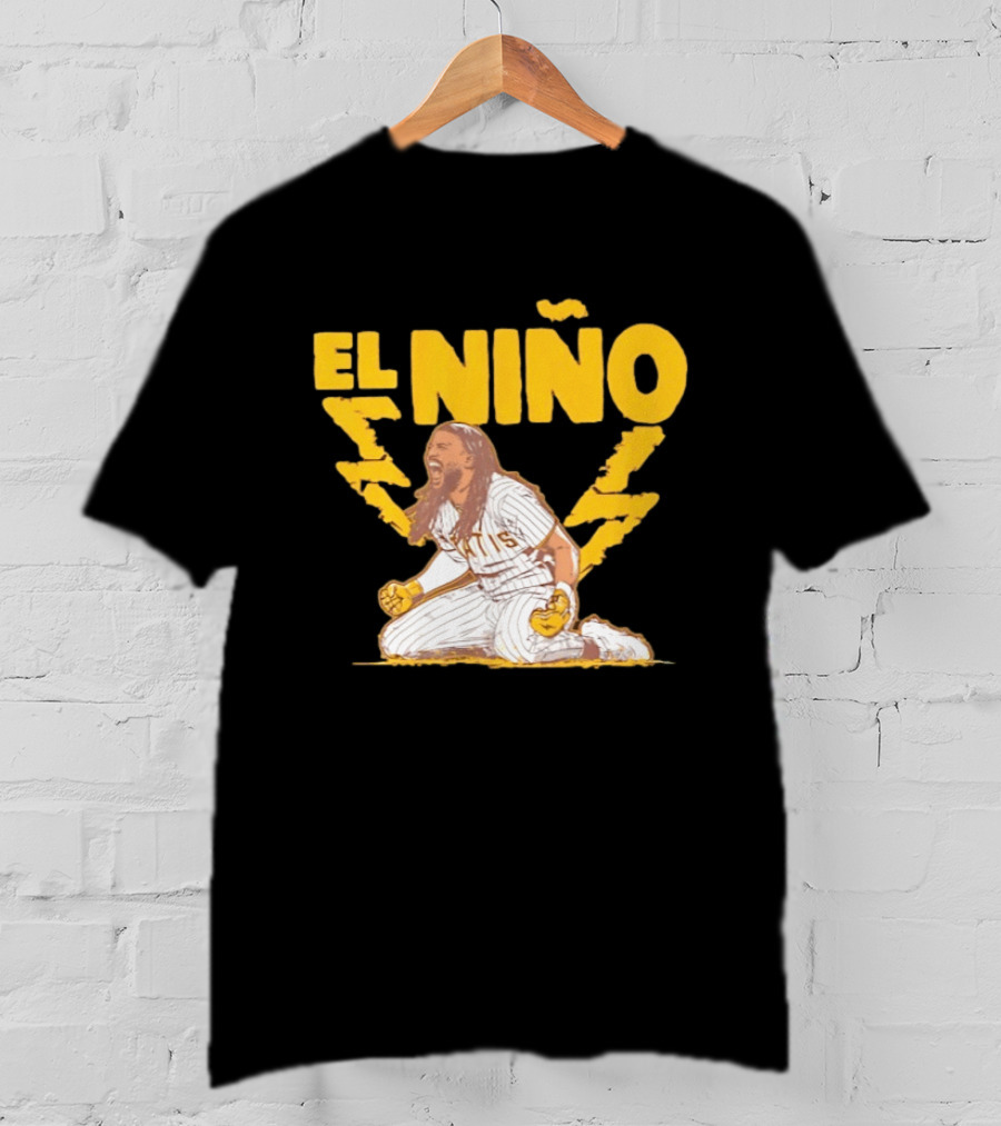 Fernando Tatis Jr El Niño San Diego Padres Stole Home Lightning T-Shirt