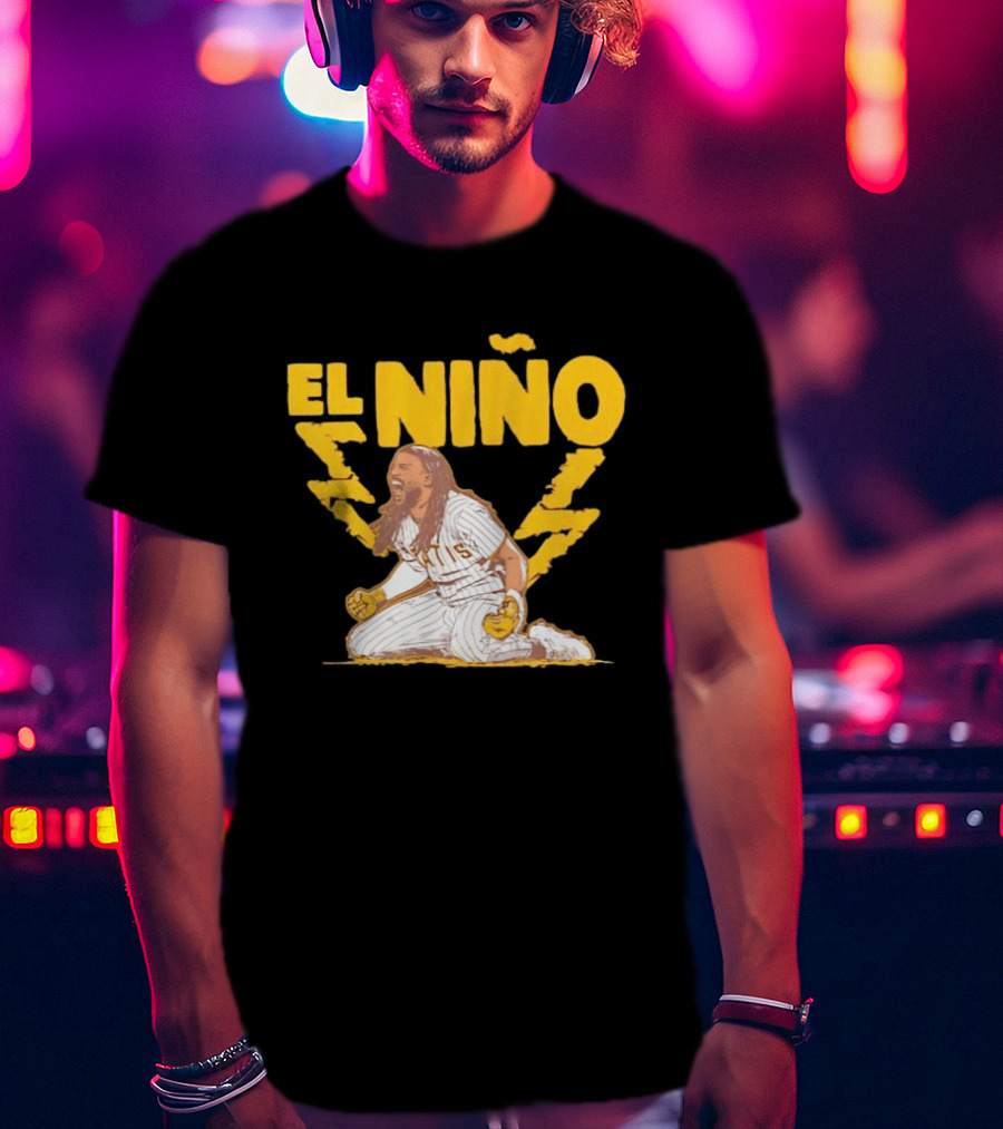 Fernando Tatis Jr El Niño San Diego Padres Stole Home Lightning T-Shirt