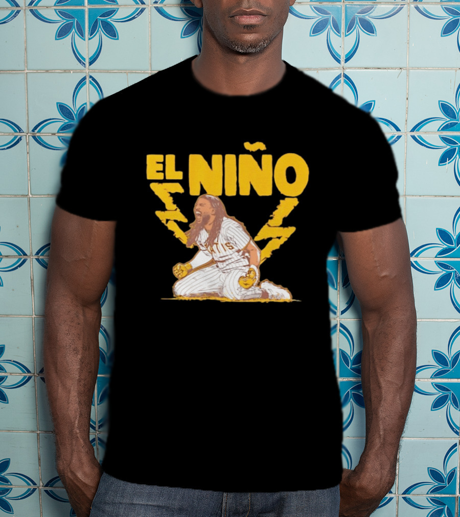 Fernando Tatis Jr El Niño San Diego Padres Stole Home Lightning T-Shirt