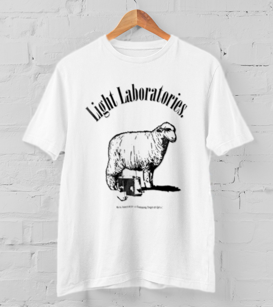 Light Laboratories Sheep Sketch Exploring Origin Of Grace T-Shirt