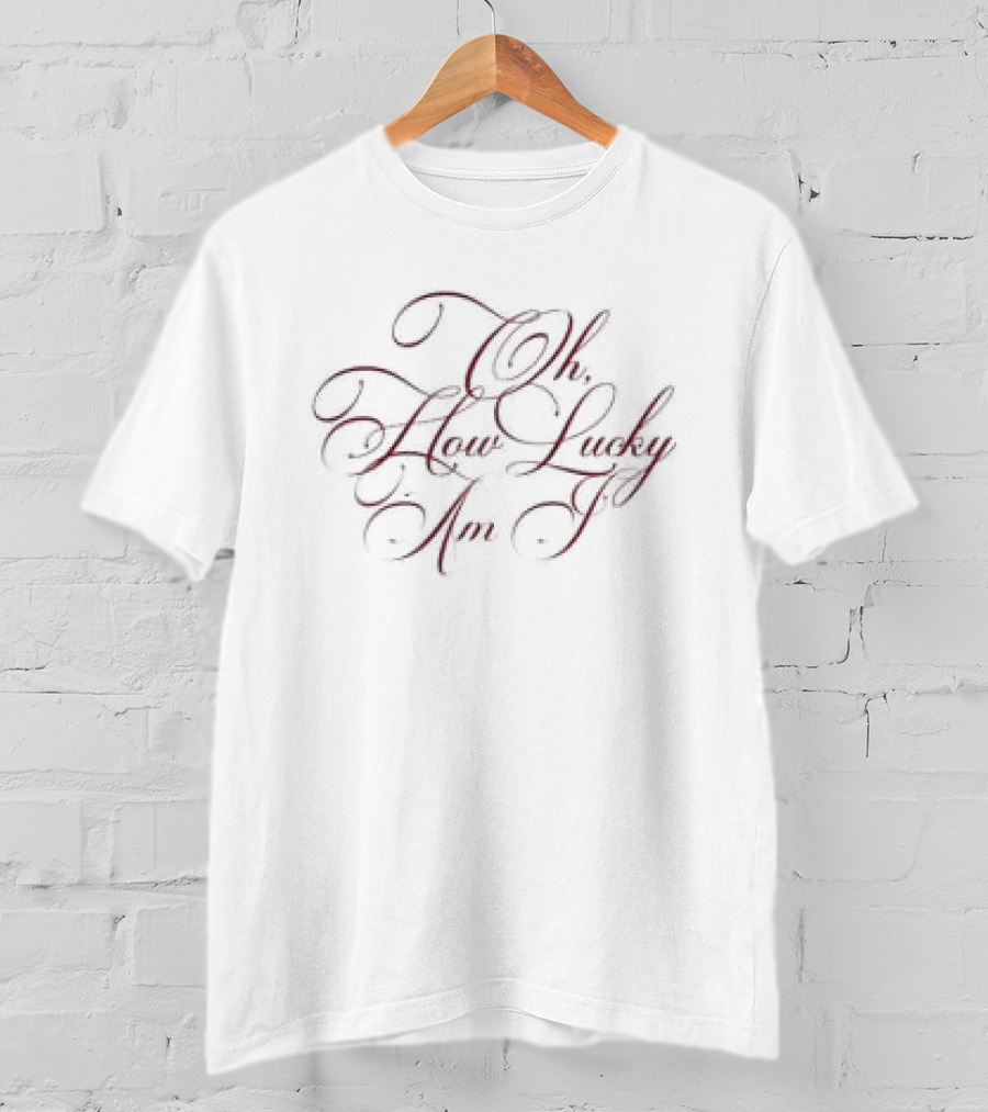 Gretta Ray Shop Oh How Lucky You Are White T-Shirt