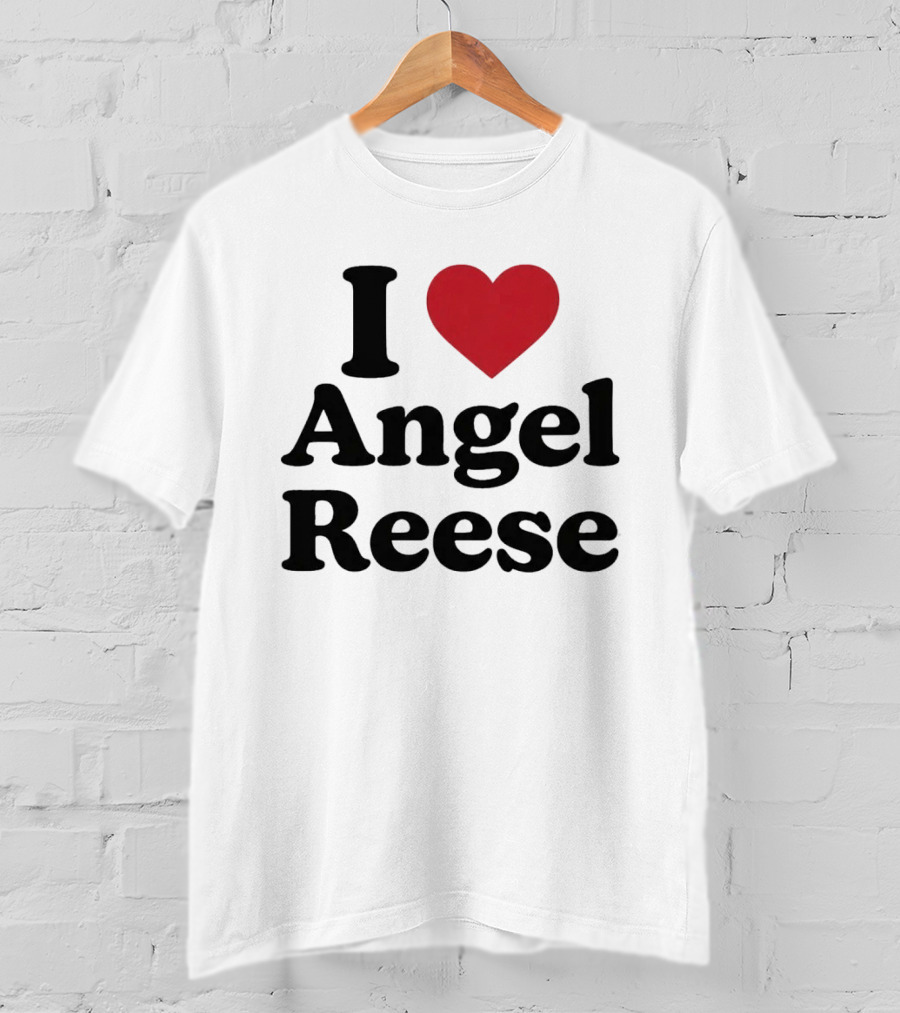 I Heart Angel Reese 2026 Fan Appreciation T-Shirt