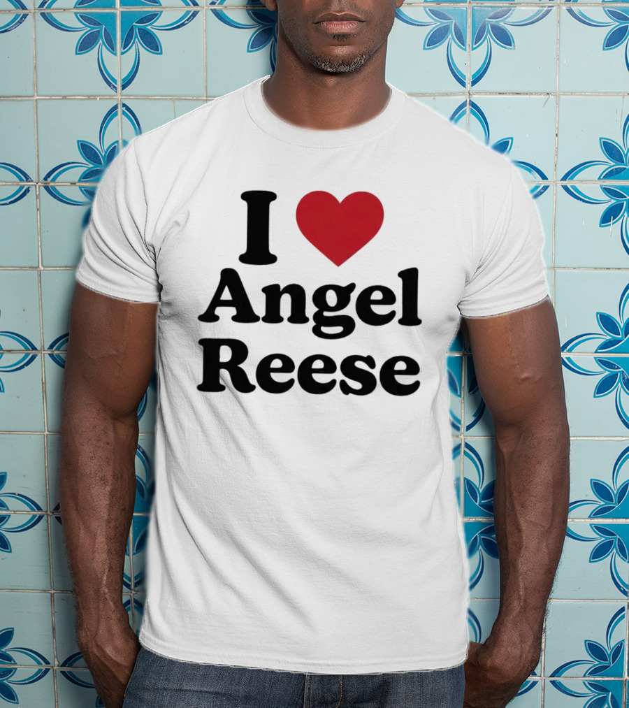 I Heart Angel Reese 2026 Fan Appreciation T-Shirt