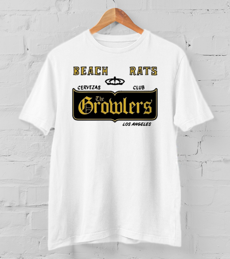 Beach Rats Cervezas Club The Growlers Los Angeles 2026 T-Shirt