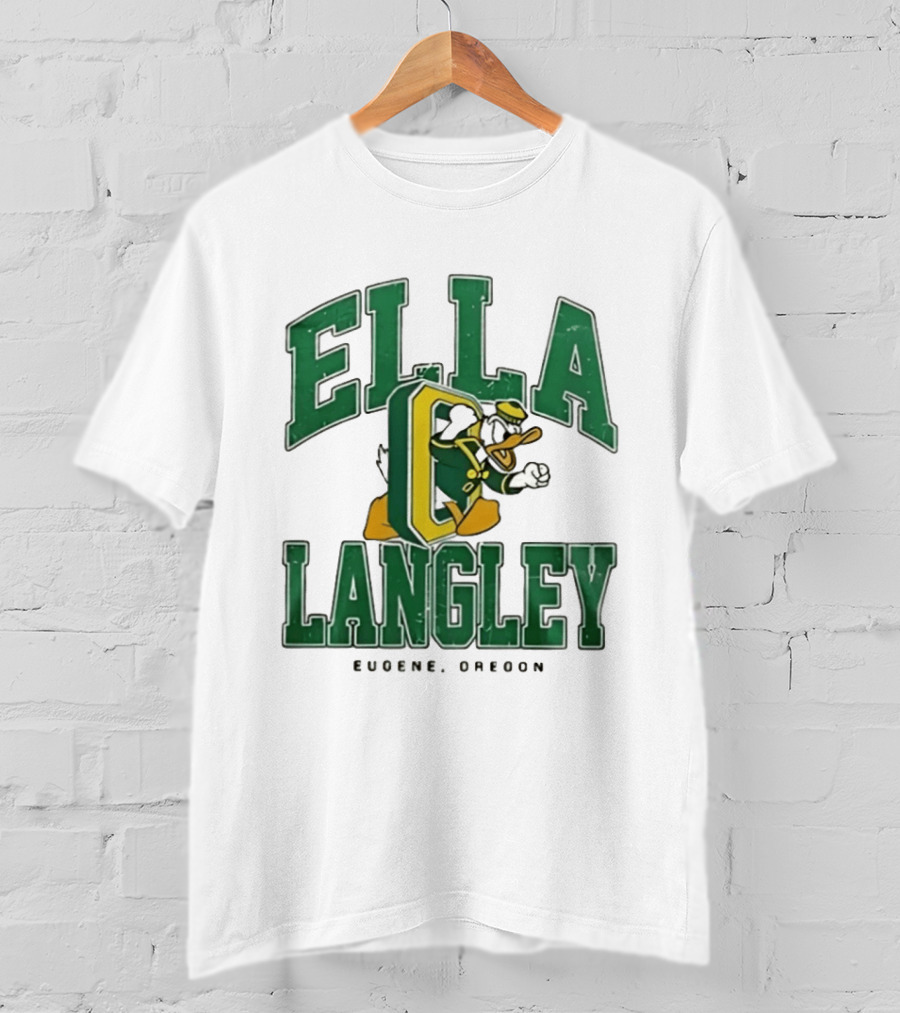 Ella Langley Oregon Ducks Eugene Collaboration T-Shirt