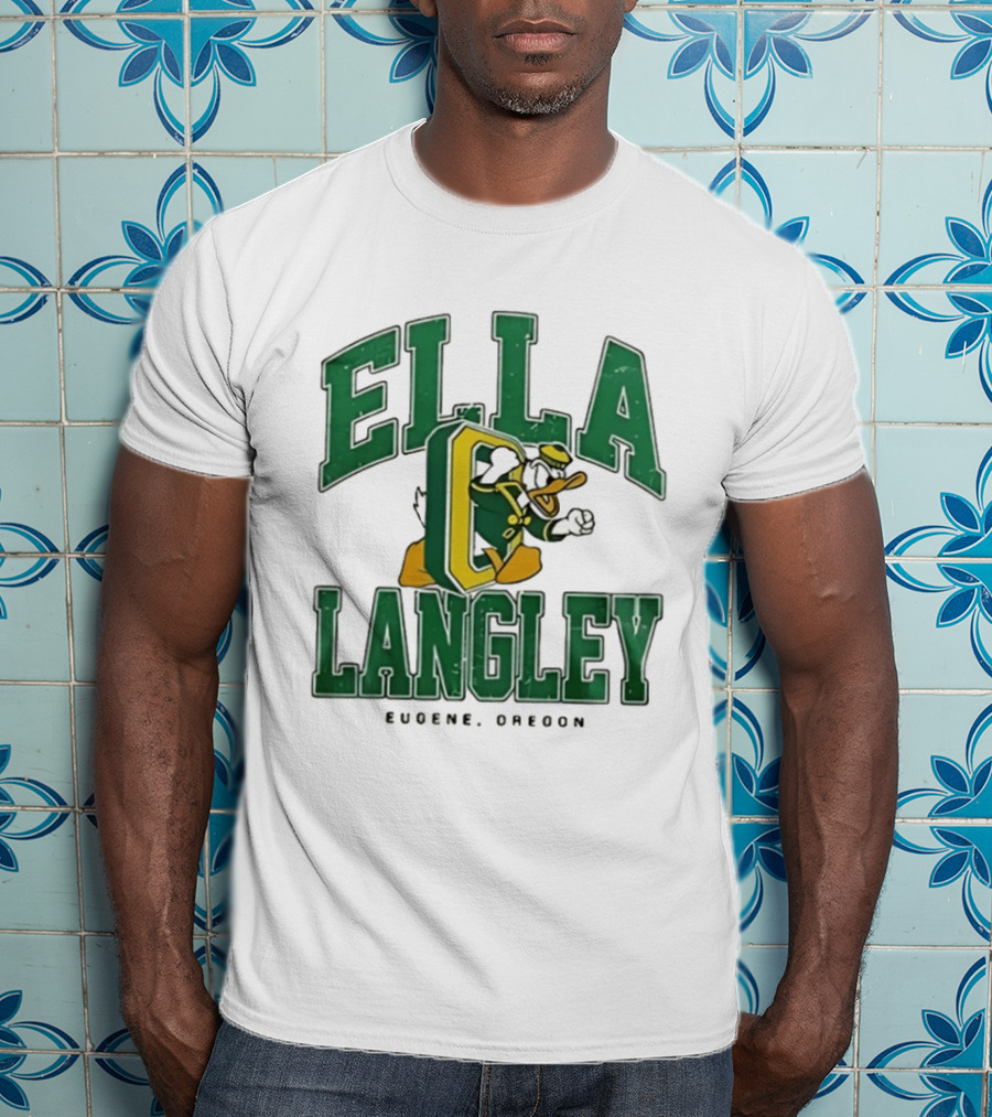 Ella Langley Oregon Ducks Eugene Collaboration T-Shirt