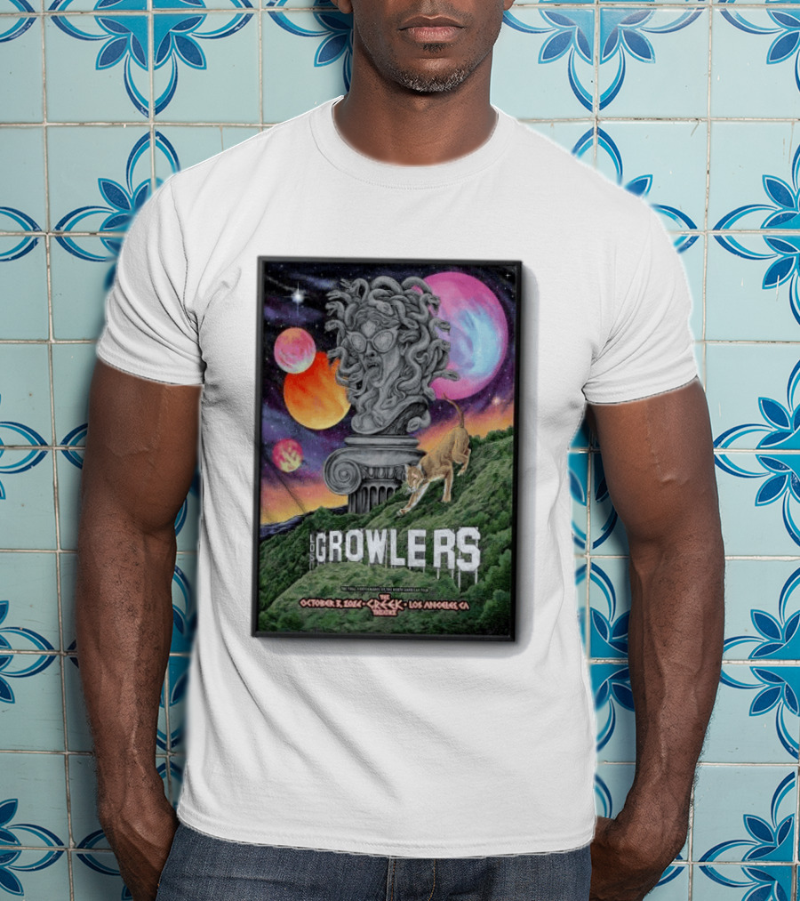 Los Growlers October 3 2026 Los Angeles Cosmic Event T-Shirt