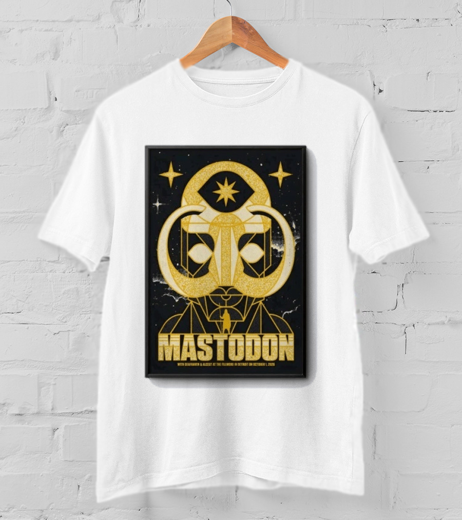 Mastodon The Fillmore Detroit Oct 1 2026 With Deafheaven And Khemmis T-Shirt