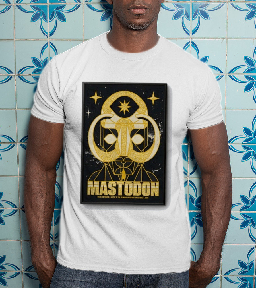 Mastodon The Fillmore Detroit Oct 1 2026 With Deafheaven And Khemmis T-Shirt