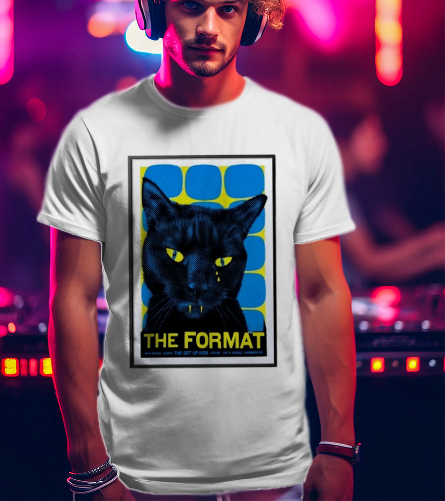 The Format With The Get Up Kids Cat's Cradle Carrboro NC 2026 Tour T-Shirt