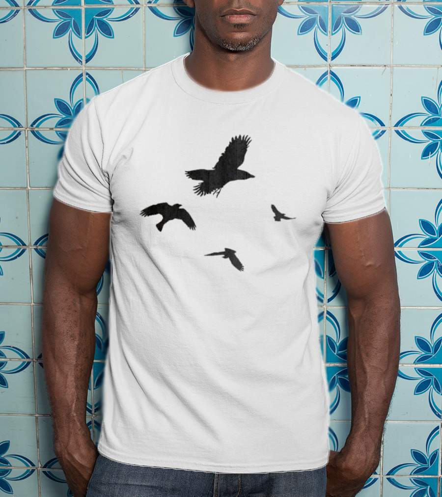 Shinedown Store Sound Of Madness Cream Crows T-Shirt