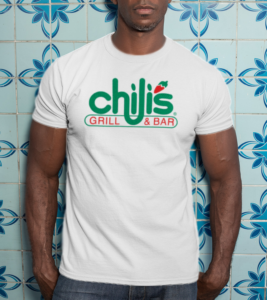 Welcome To Chili's Grill & Bar Varsity Jersey T-Shirt