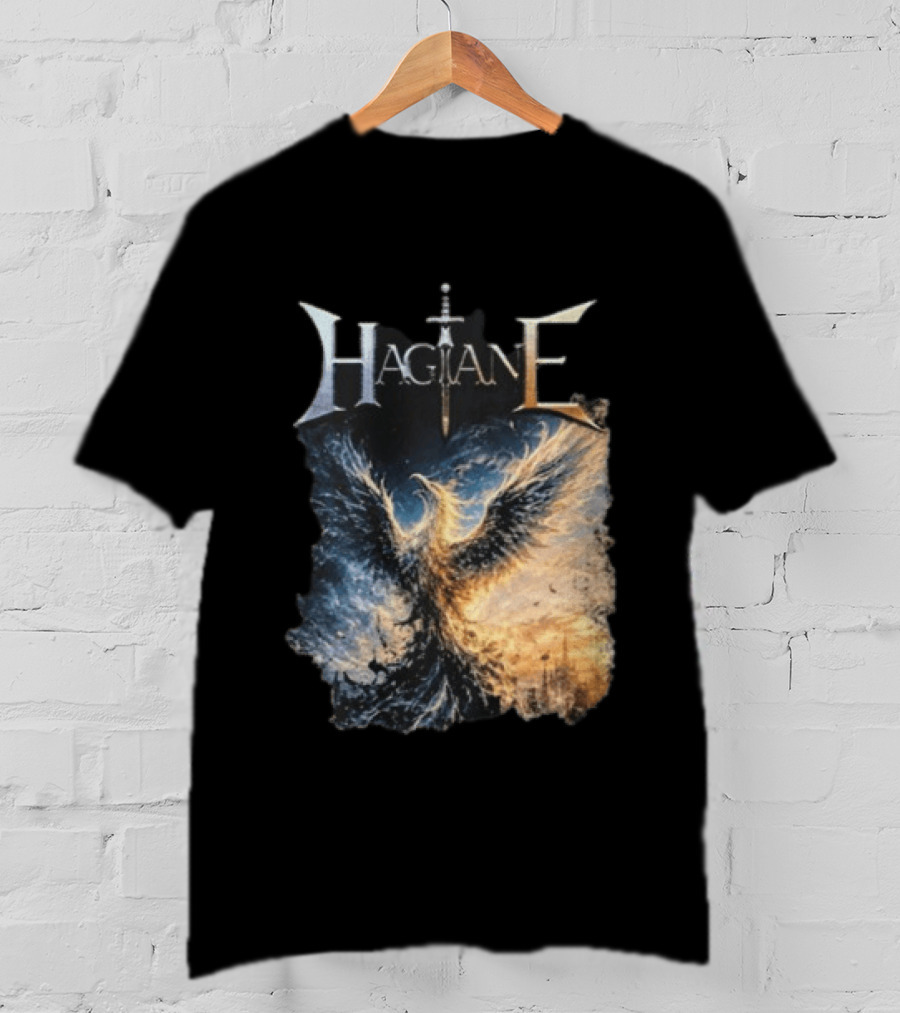 Hagane Sword And Phoenix Night T-Shirt