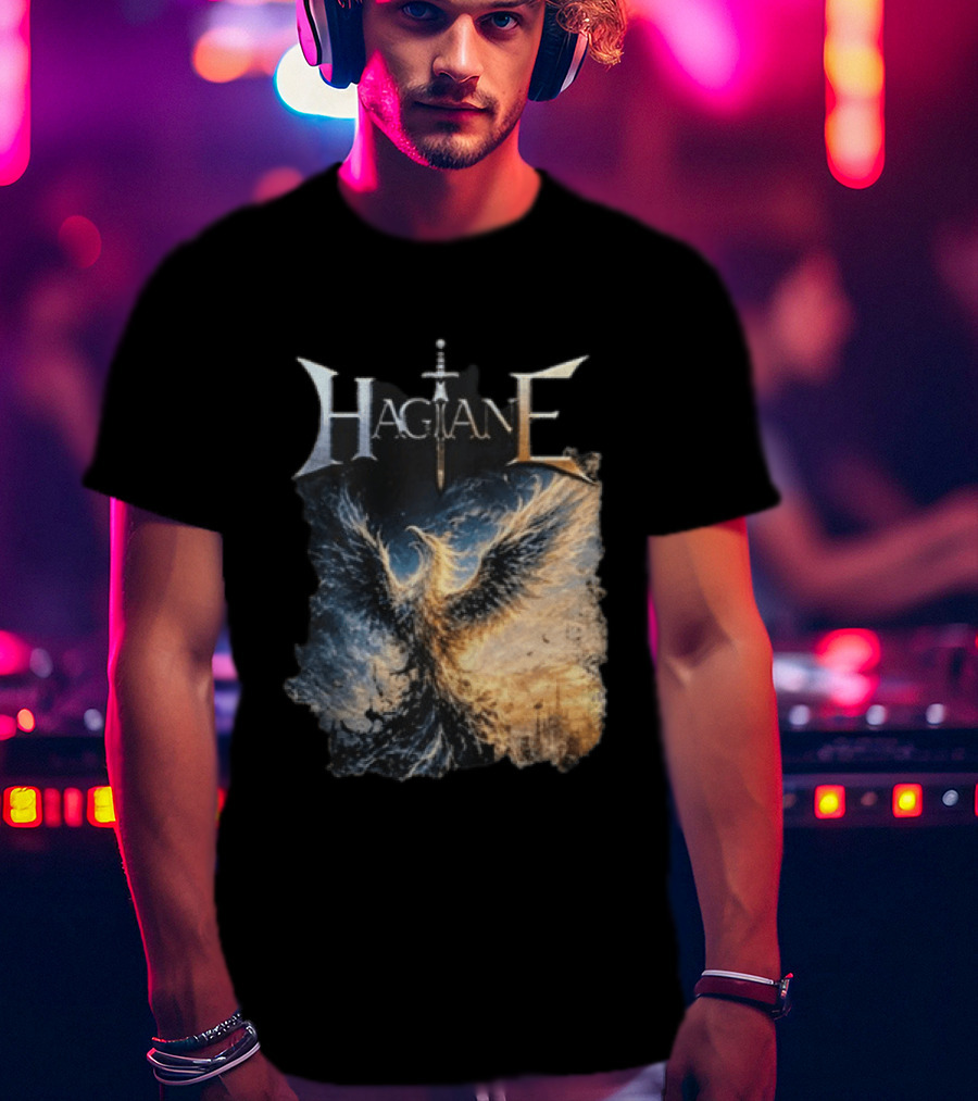 Hagane Sword And Phoenix Night T-Shirt