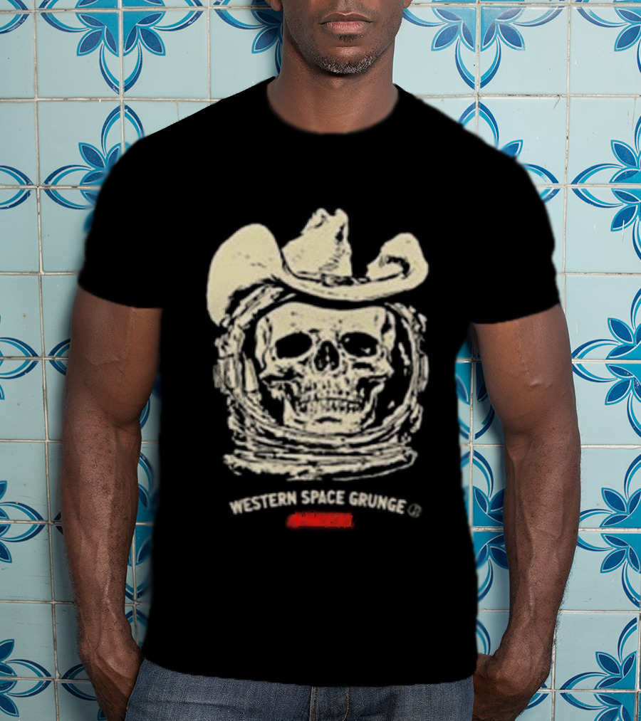 Dexter And The Moonrocks Skullboy Cowboy Hat T-Shirt