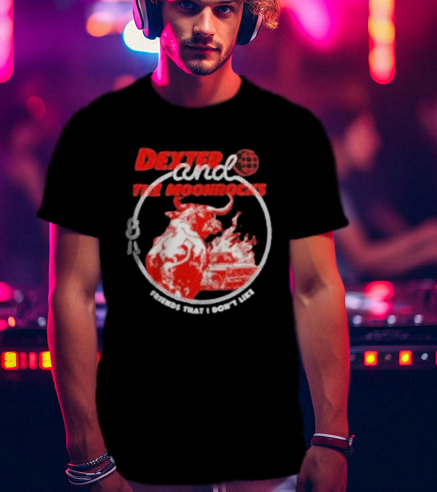 Dexter And The Moonrocks Friends Don't Like Club Album Red Bull T-Shirt