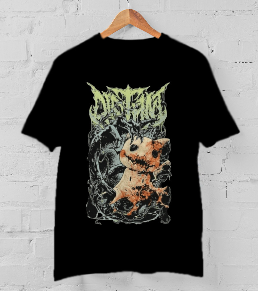 Distant Mimic Creepy Creature In Thorny Vines T-Shirt