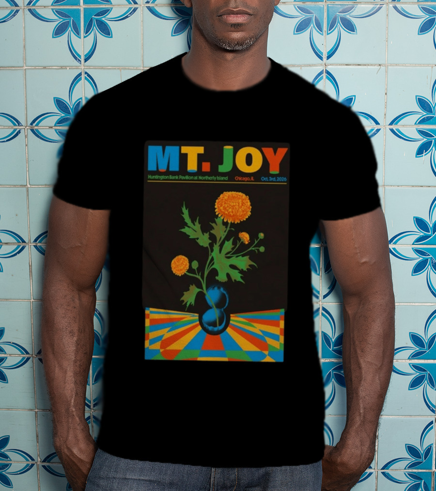 MT. JOY Huntington Bank Pavilion Northerly Island Chicago IL Oct 3 2026 Limited Edition T-Shirt
