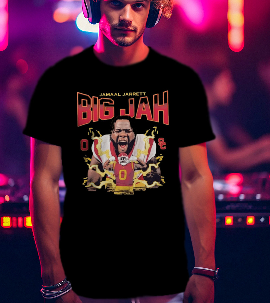 Jamaal Jarrett Big Jah USC Trojans Football No 0 Collage T-Shirt