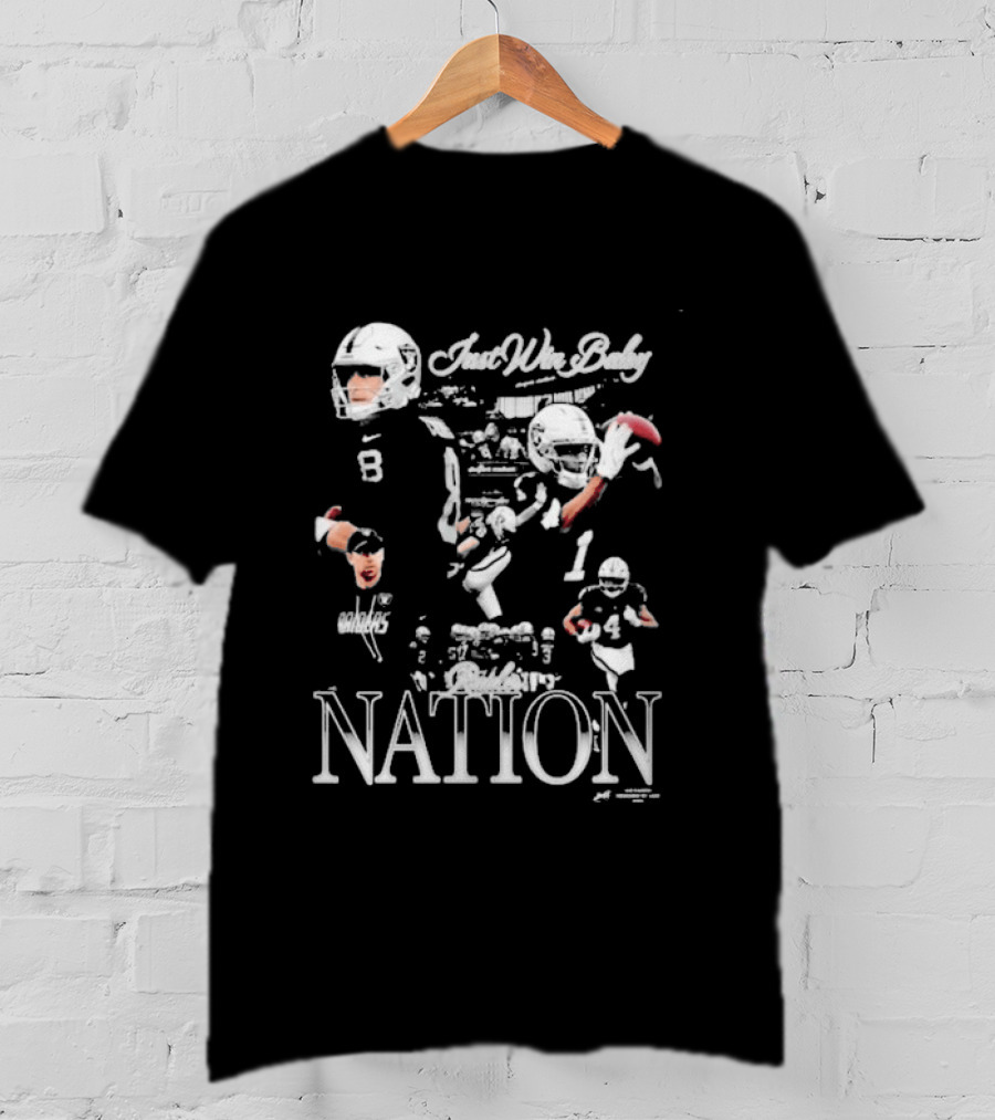 Jaee Raiders Just Win Baby Football Nation Player Highlights T-Shirt