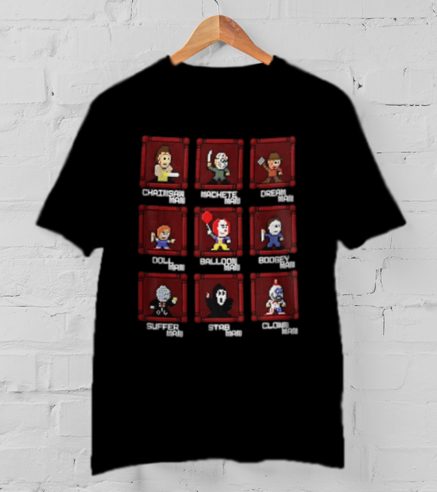 Chainsaw Man Machete Man Dream Man Doll Man Balloon Man Boogey Man Spiker Man Stab Man Clown Man T-Shirt