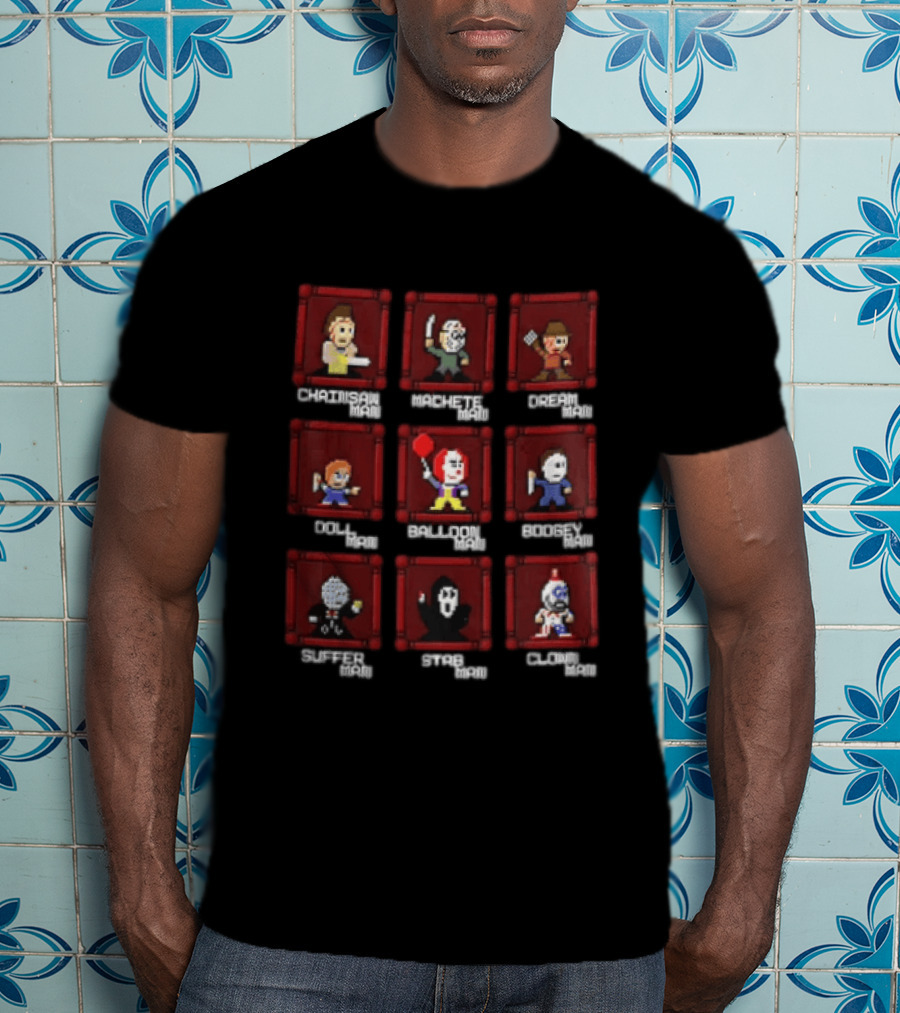 Chainsaw Man Machete Man Dream Man Doll Man Balloon Man Boogey Man Spiker Man Stab Man Clown Man T-Shirt