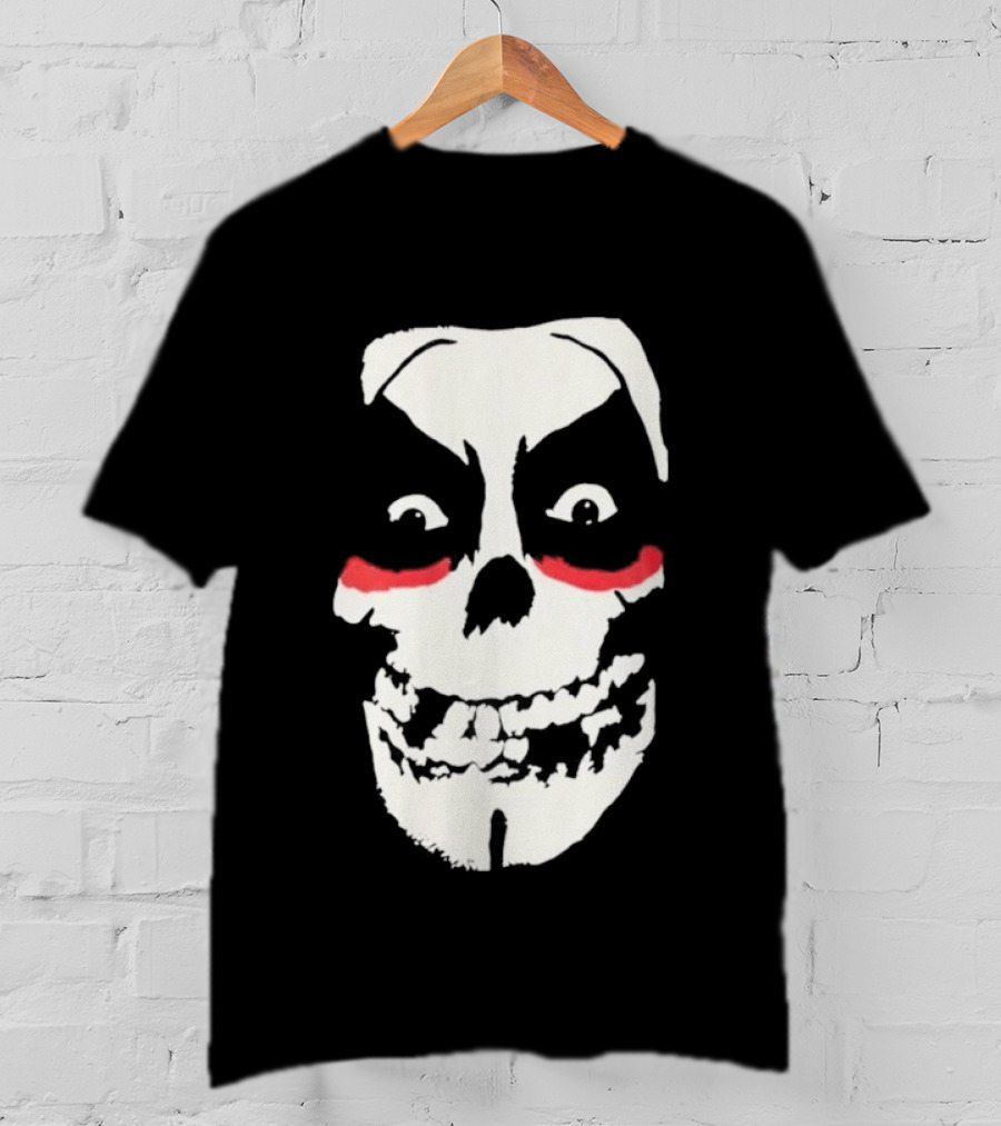 Original Misfits Skull With Danhausen Red Makeup Mechanics 2026 T-Shirt