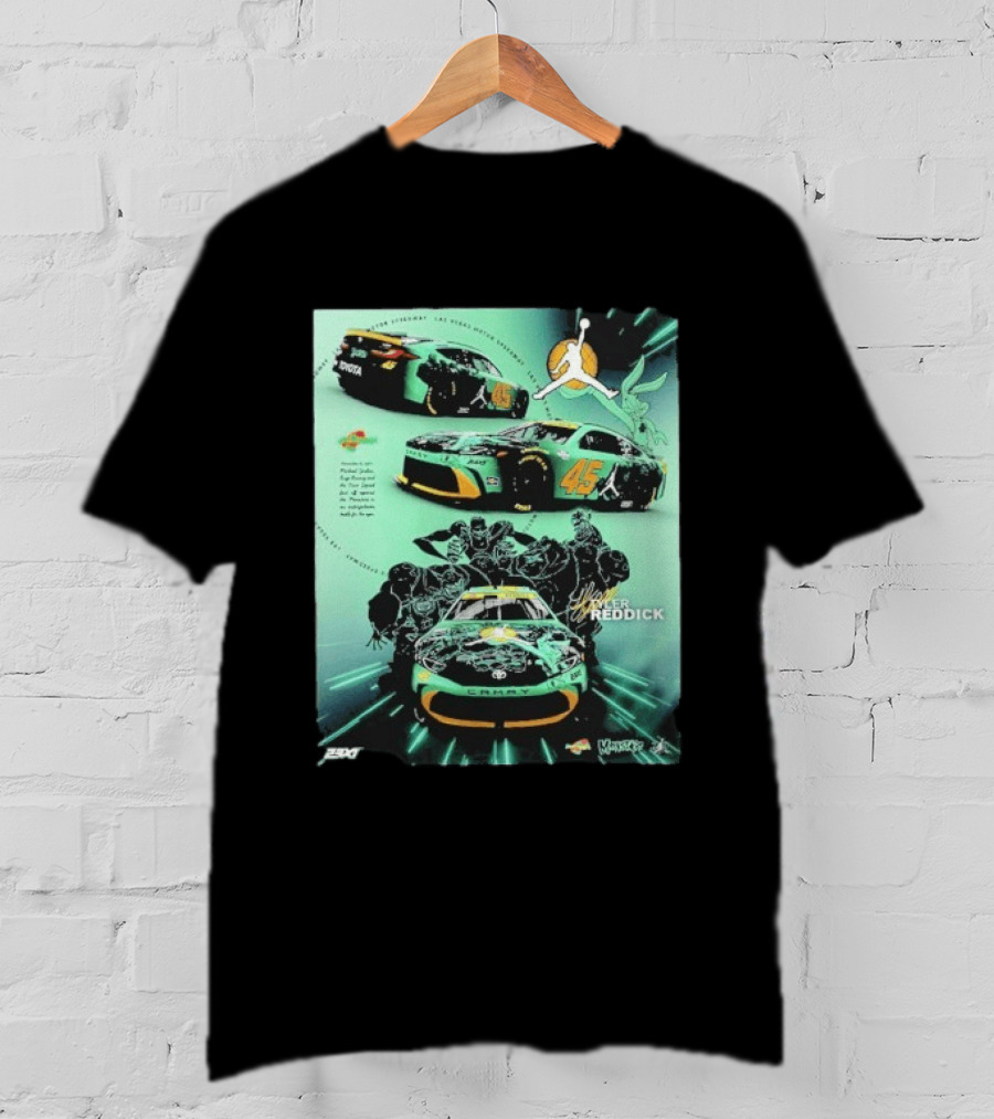 Tyler Reddick 45 Camry Jordan Monstars Las Vegas Racing T-Shirt