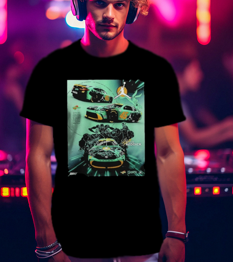 Tyler Reddick 45 Camry Jordan Monstars Las Vegas Racing T-Shirt