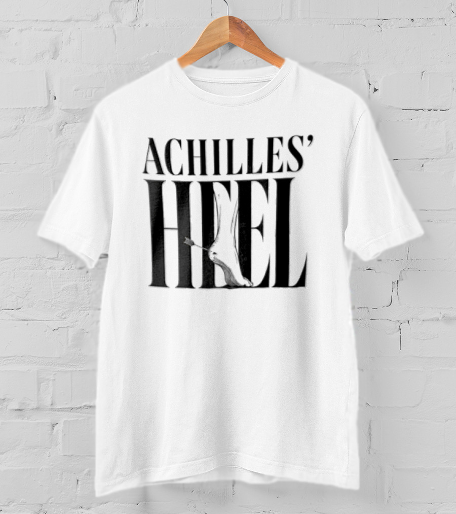 Achilles' Heel Human Foot Pierced By Arrow T-Shirt