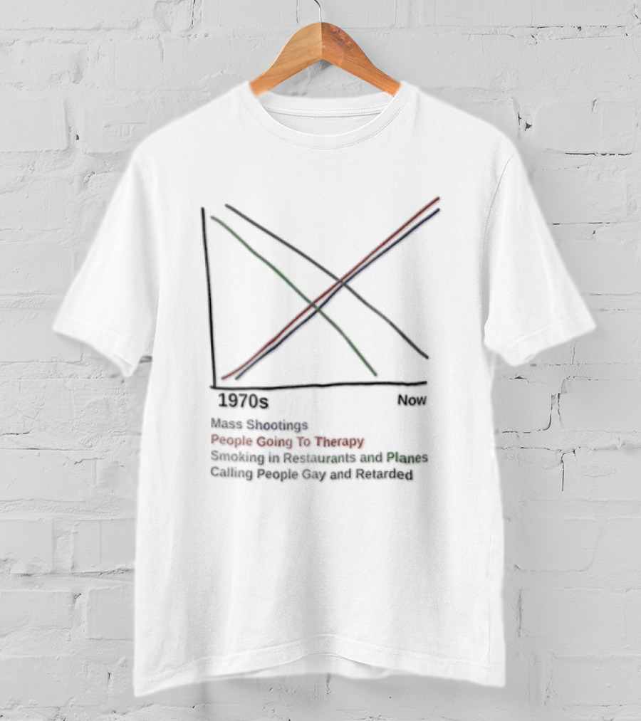 Cardinals Austin Calling 1970 People Giving Up On Humanity Trends Now Graph T-Shirt
