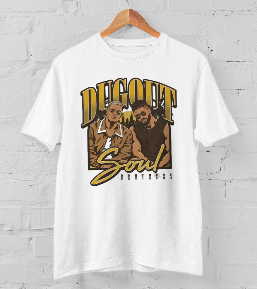 Dugout Soul Brothers Fernando Tatis Jr Manny Machado San Diego Padres T-Shirt