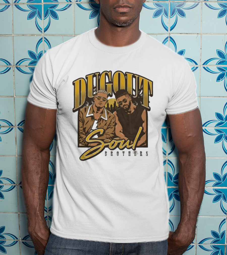 Dugout Soul Brothers Fernando Tatis Jr Manny Machado San Diego Padres T-Shirt