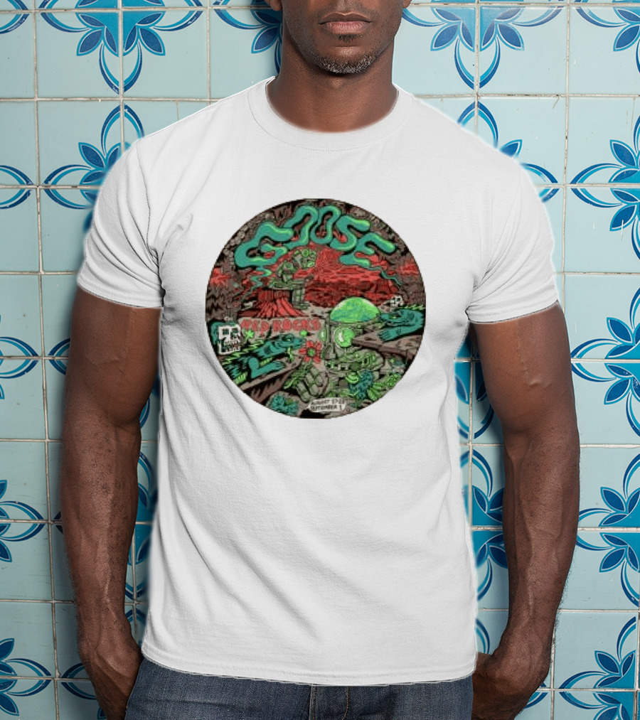 Goose Red Rocks 2026 Killer Acid Event Extraterrestrial Adventure T-Shirt