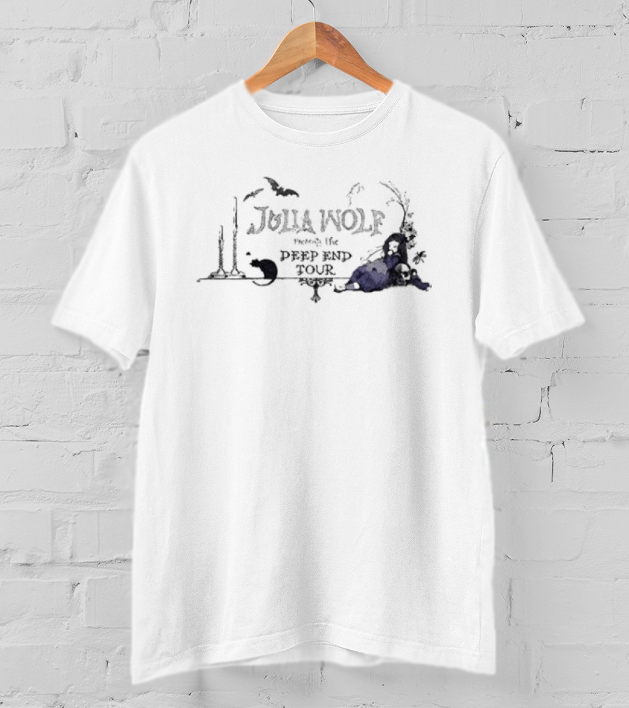 Julia Wolf Deep End Tour 2026 Dolphins And Seahorses T-Shirt