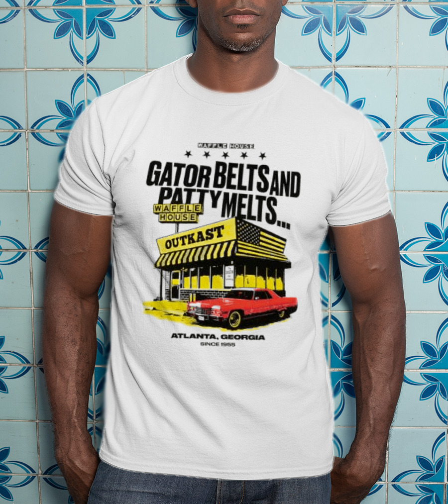 Gator Belts And Patty Melts Outkast Waffle House Atlanta Georgia 1995 T-Shirt