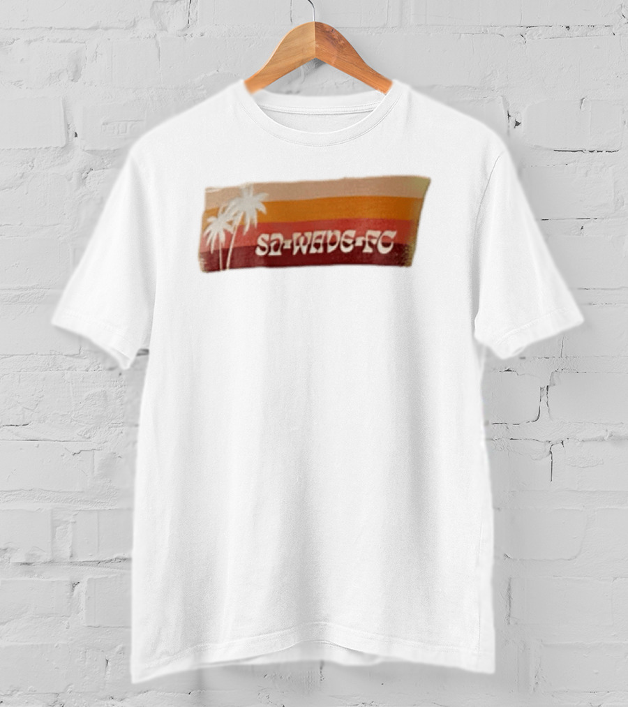 San Diego Wave FC Palm Trees Sunset SA Wave FC T-Shirt