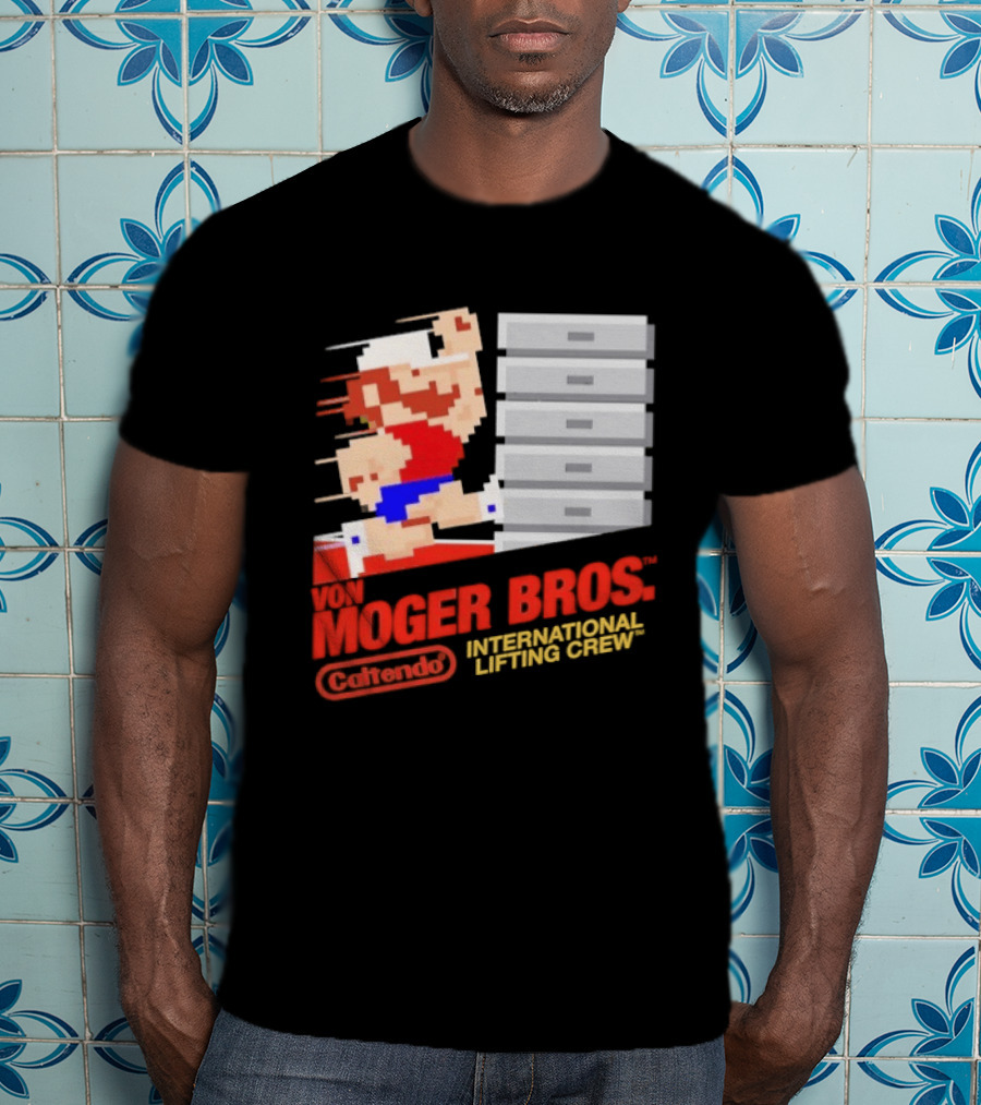 Calum Von Moger Bros Caltendo International Lifting Crew T-Shirt