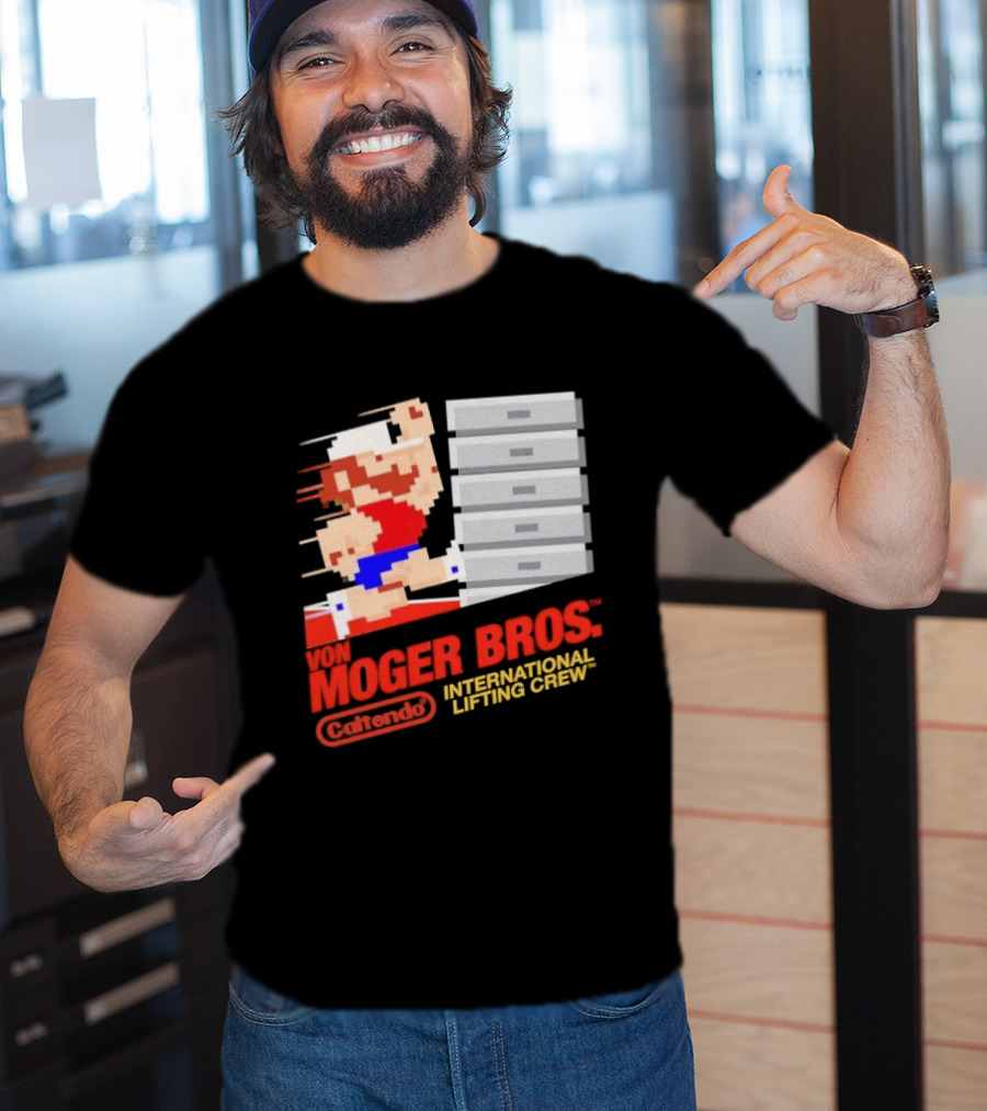 Calum Von Moger Bros Caltendo International Lifting Crew T-Shirt