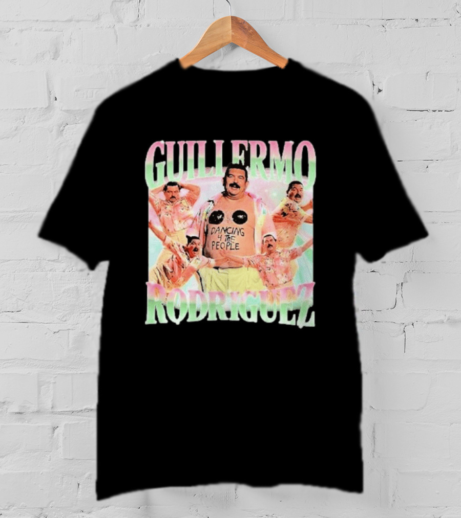 Guillermo Rodriguez Dancing 4 The People Vibrant Pose Collage T-Shirt