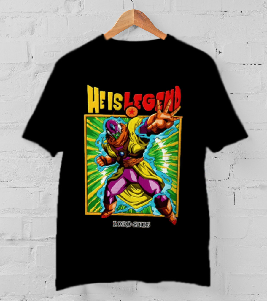 He Is Legend Lord Slug Anime Character Power Pose T-Shirt