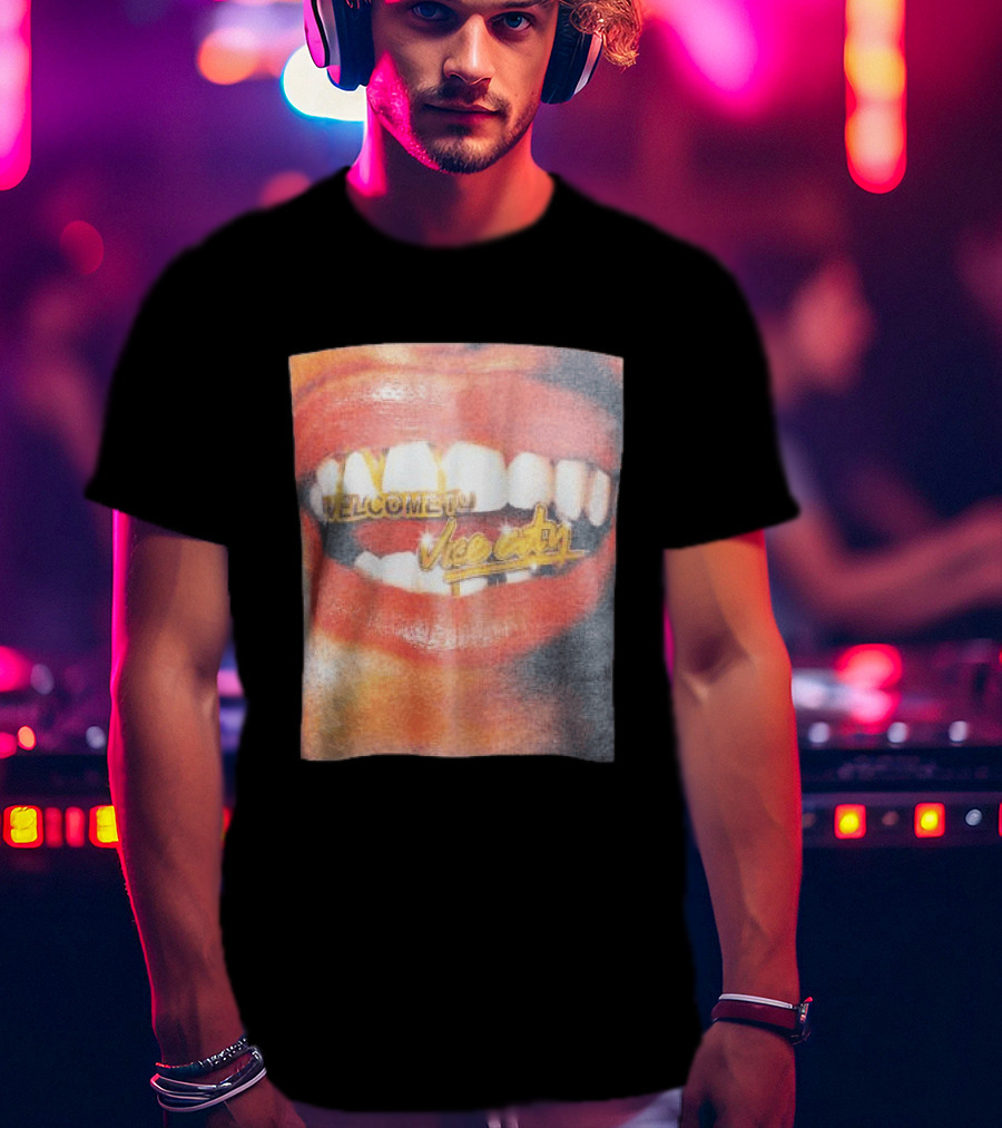 Miami Heat Store Court Culture Vice City Welcome Grill Oversized T-Shirt