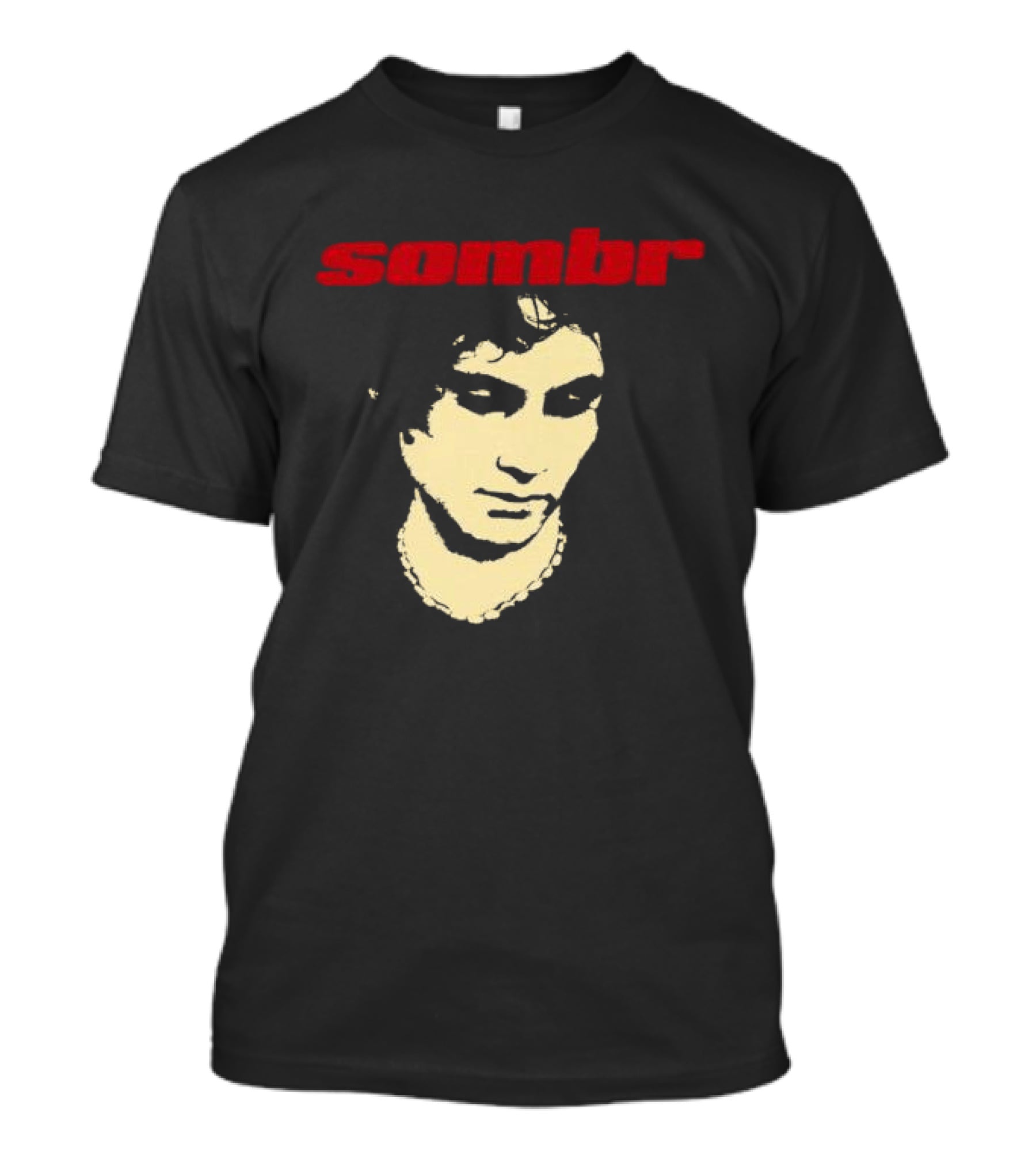 Sombr Looking Down Photo Black Tour Store T-Shirt