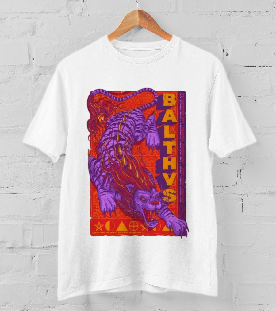 Balthvs San Diego October 22 2026 Featuring Richard Houghten Vibrant Lion T-Shirt