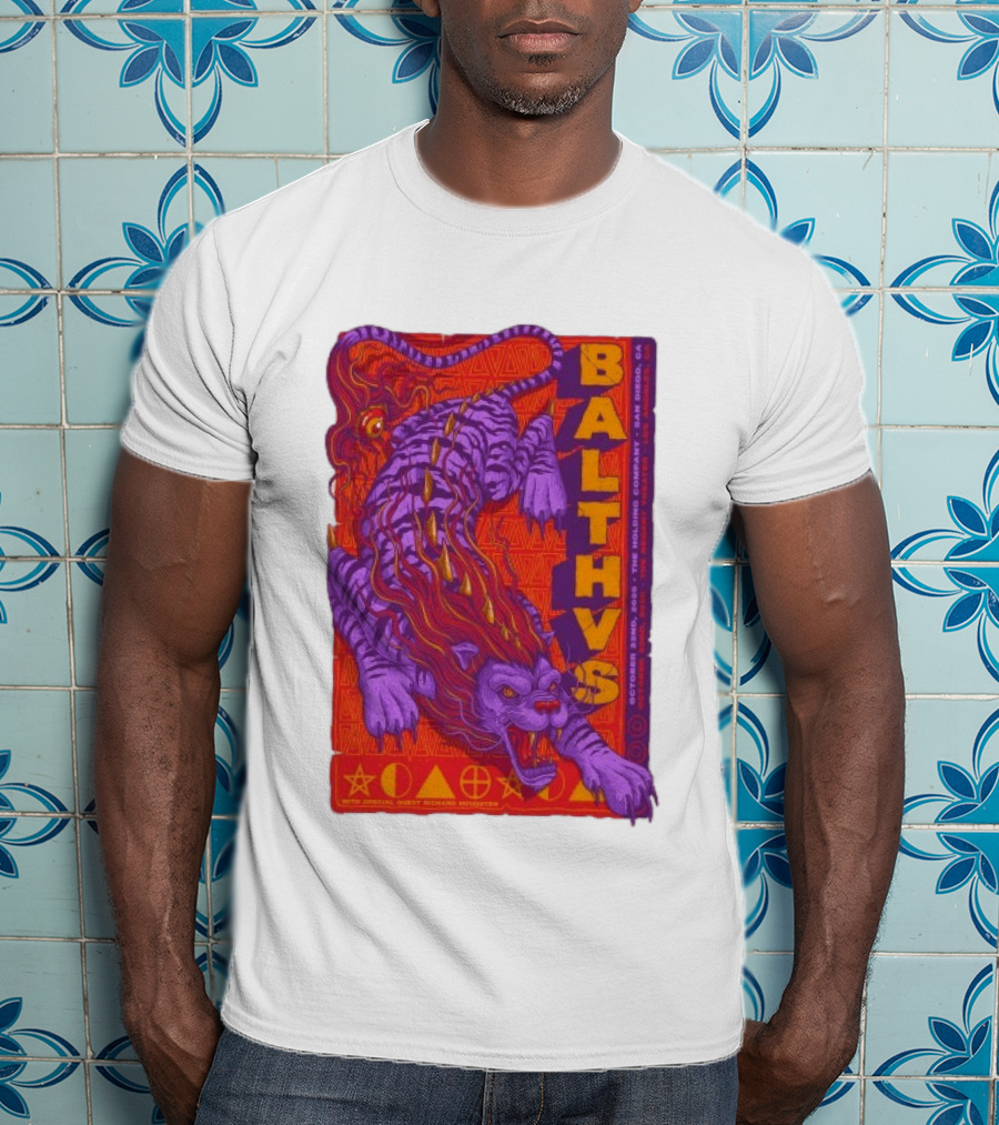 Balthvs San Diego October 22 2026 Featuring Richard Houghten Vibrant Lion T-Shirt