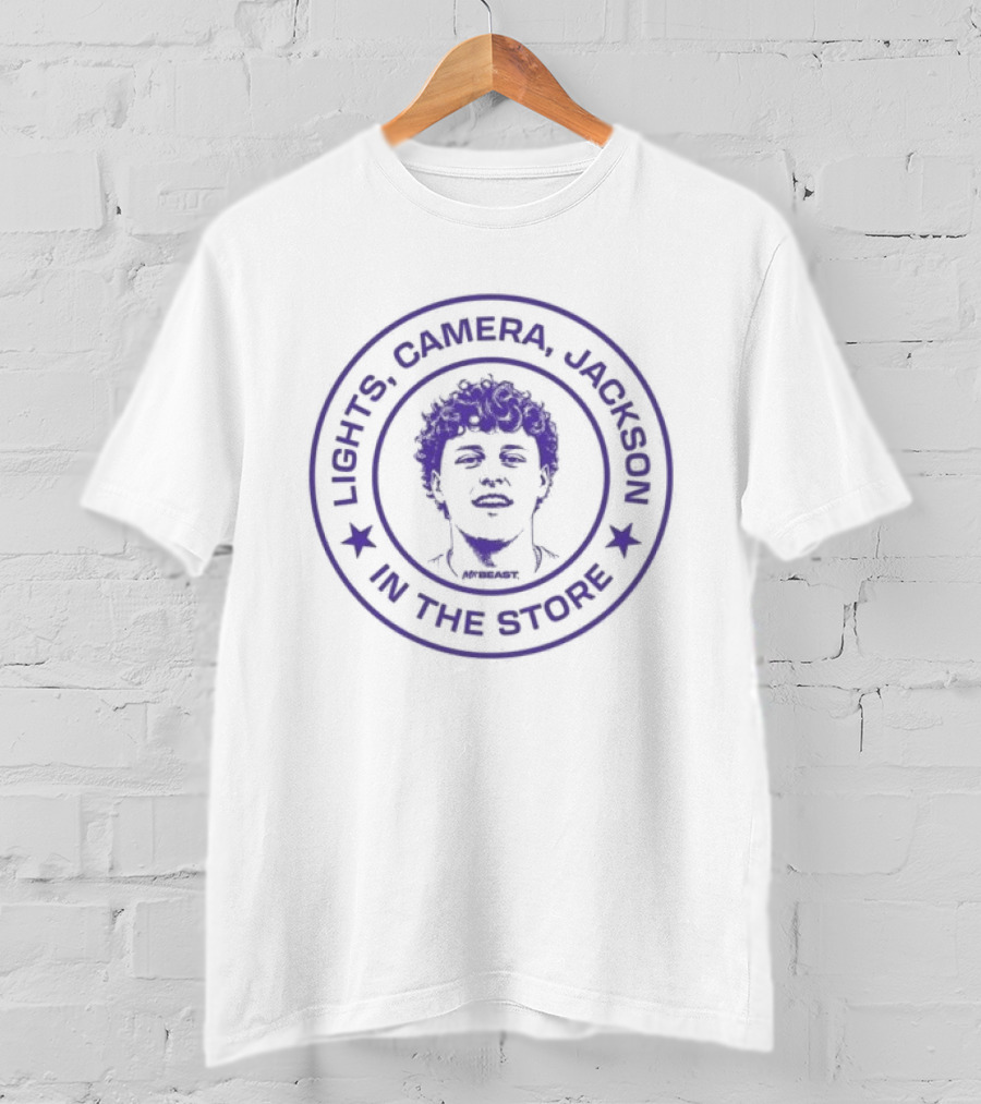 Lights Camera Jackson MrBeast In The Store T-Shirt