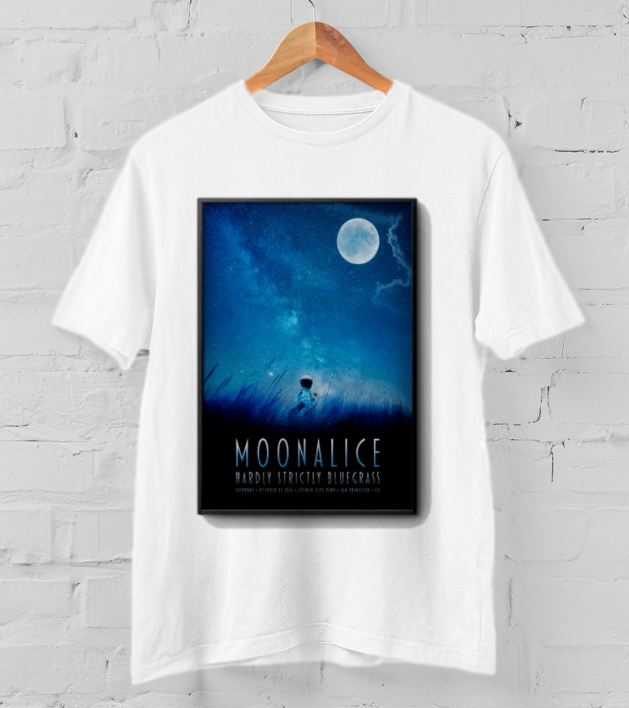 Original Moonalice Hardly Strictly Bluegrass October 3 2026 Golden Gate Park San Francisco CA T-Shirt